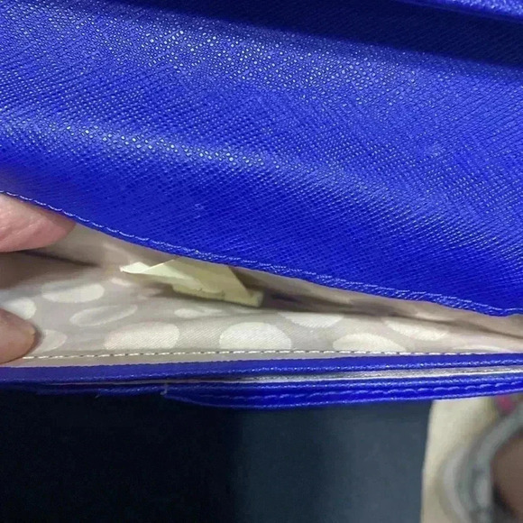 Kate Spade blue tri fold wallet - Picture 15 of 16